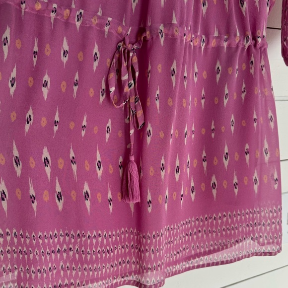 Joie Silk Suerte dress in pink. Size: X-Small - Picture 13 of 16